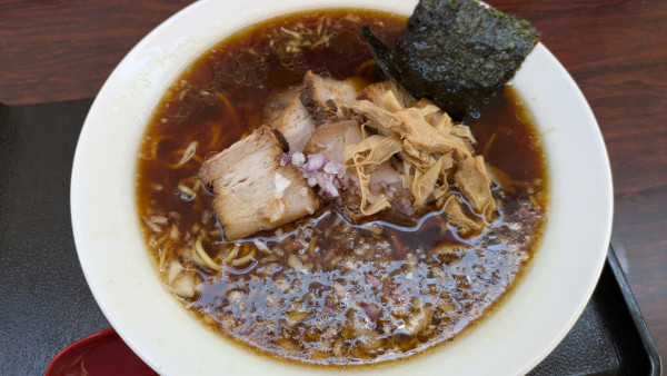 「チャーシューメン」@市川ブラックラーメンの写真