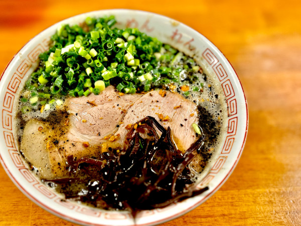 「熊本ネギらーめん950円」@豚骨らーめん れんの写真