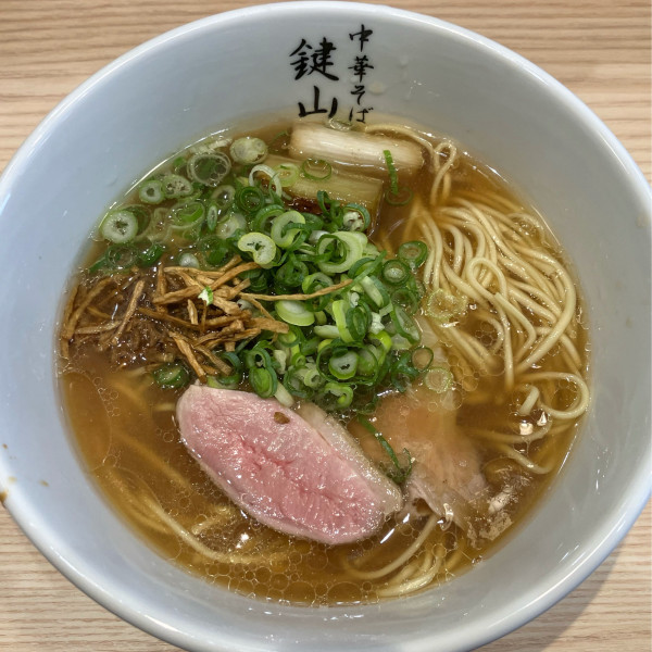 「貝と鴨の中華そば1000円」@中華そば 鍵山の写真