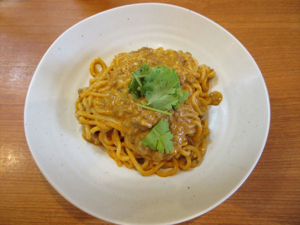 「汁なし担々麺（1,100円）」@口水食堂の写真