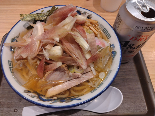 「【期間限定】茗荷冷やかけ(並)¥890+缶ビール¥350-」@舎鈴 東大宮店の写真