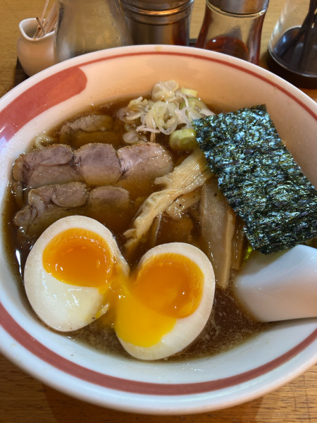 「うさぎらーめん+手打ち麺に変更」@らーめん うさぎやの写真