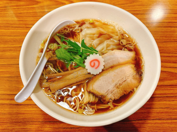 「中華ソバ+わんたん×2」@中華ソバ 素和可の写真