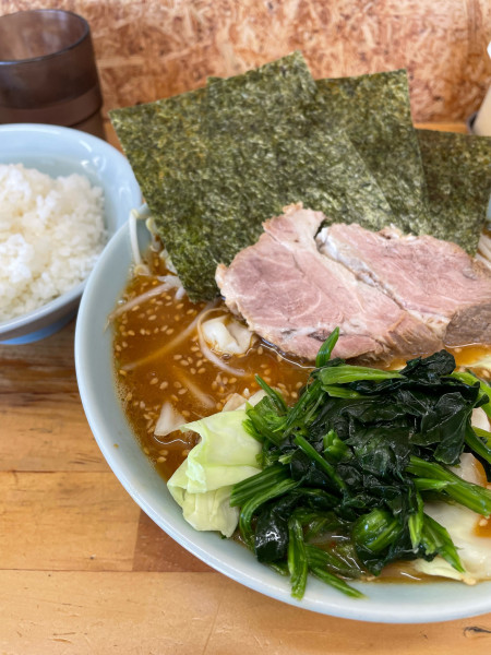 「らーめん 並 味噌変更」@えんふく家の写真