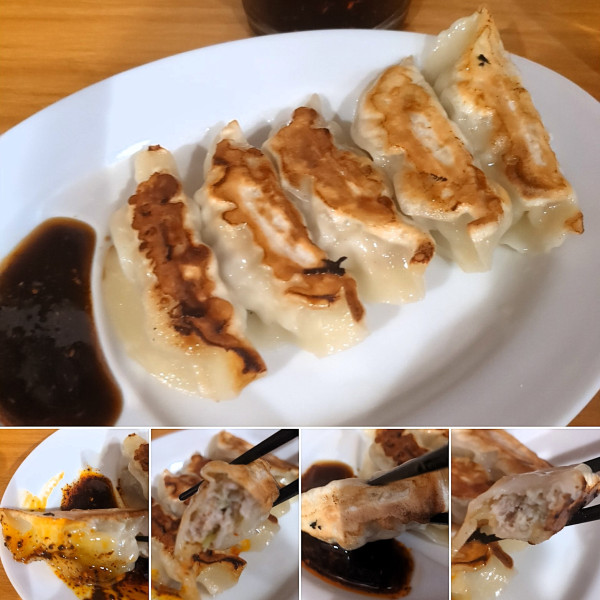 「餃子(5個)　400円」@龍天の写真