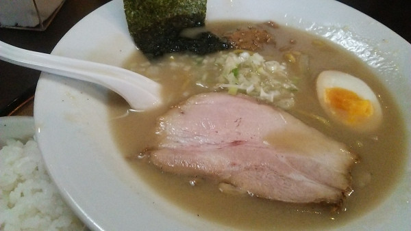 「白味噌麺 1000円+小ライス 150円」@信濃神麺 烈士洵名の写真