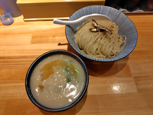 「魚介白湯つけ麺並（この日まで限定）1200円」@麺家 たけ田の写真