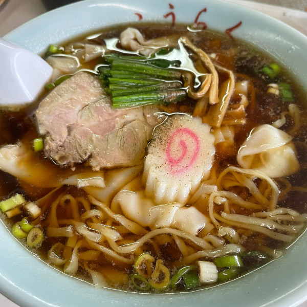 「ワンタンメン　600円」@こうらくの写真