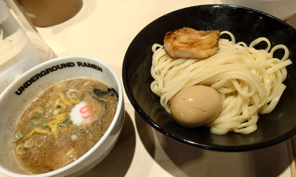 「特製つけめん(1230円)」@UNDERGROUND RAMEN 頑者 コクーンシティさいたま新都心店の写真