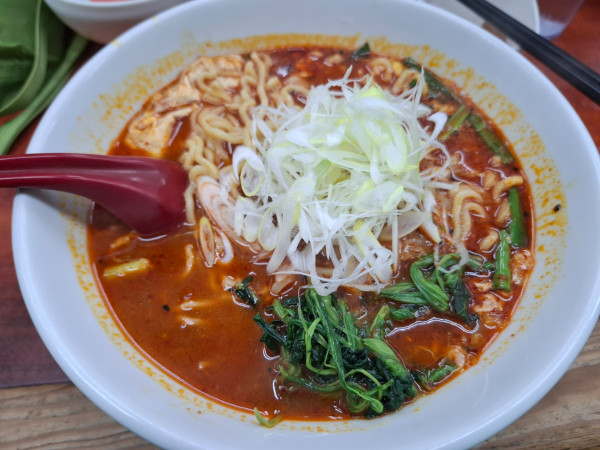 「ドラたんたん麺辛さ上級９００円」@らーめん ドラごんちの写真