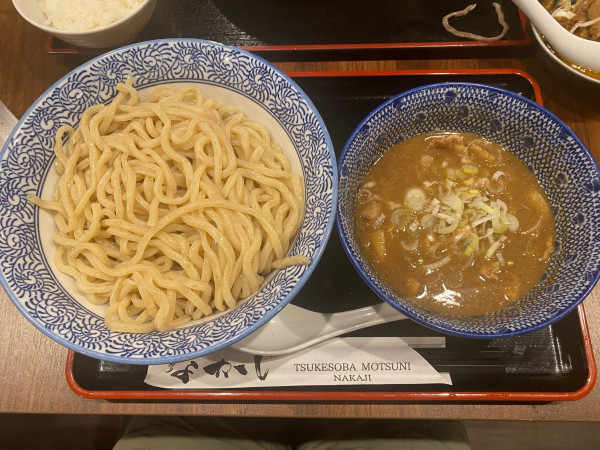 「濃厚魚介つけめん」@つけ蕎麦 とろモツ煮込み なかじの写真