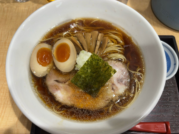 「らーめん　味玉」@中華そば つけ麺 音七の写真