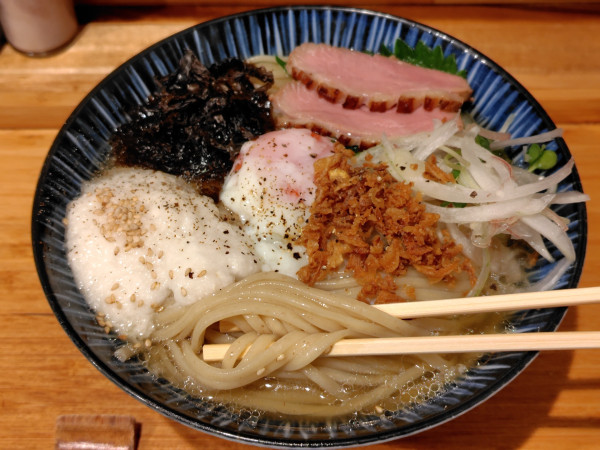 「【限定】冷やしニボコン2024(塩)·中盛」@ハちゃんラーメンの写真