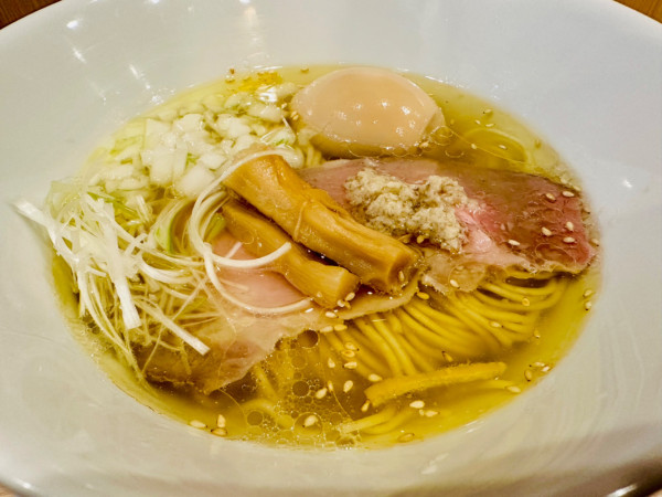 「味玉塩蕎麦【1050円】」@中華蕎麦 一心の写真