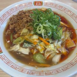 酸辣湯麺、固め