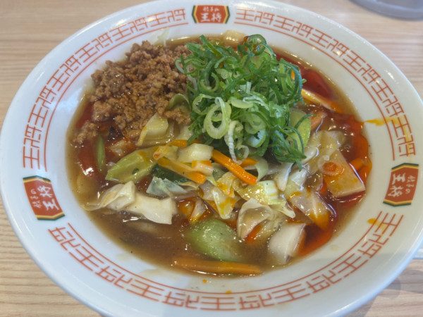 「酸辣湯麺、固め」@餃子の王将 東川口戸塚店の写真