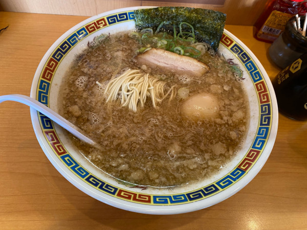 「朝ラーメン500円+元気玉100円」@博多長浜らーめん 福ちゃんの写真