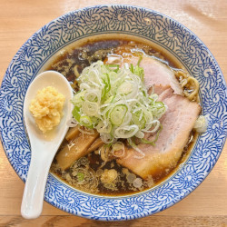 粟国の塩そば（1000円）＋多賀野ブラック（1000円）