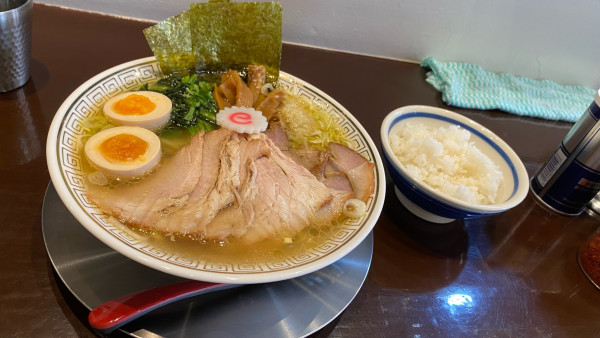 「特製生姜しおラーメン ¥1,350」@Menpeki Ginger Noodles（麺壁生姜麺）の写真