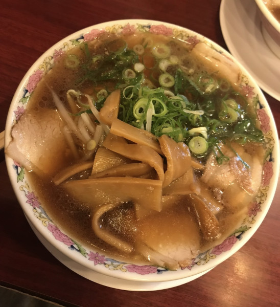 「メンマラーメン」@本家第一旭 たかばし本店の写真