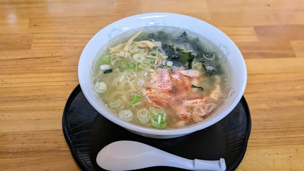 「カニラーメン（1,300円）」@大八の写真