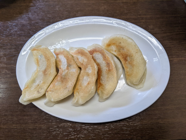 「餃子：350円」@大たかラーメンの写真