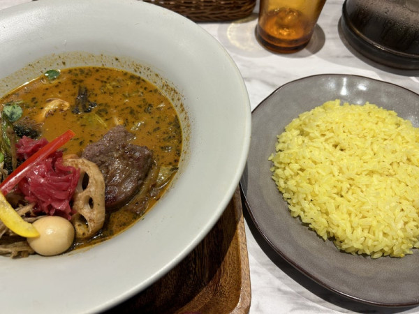 「牛ハラミのステーキ：1690円」@Soup Curry TREASUREの写真