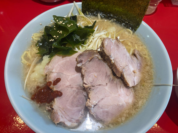 「ネギチャーシューメン」@ラーメンショップ ○化 土浦店の写真