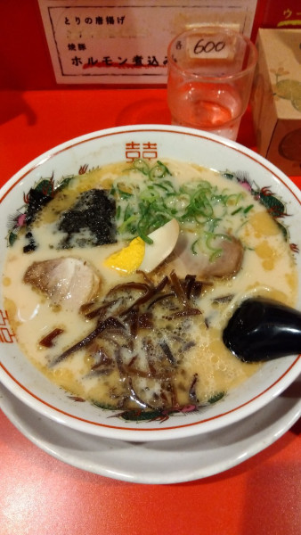 「ラーメン」@元祖熊本ラーメン 赤のれんの写真