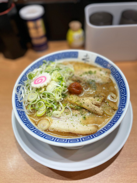 「からみそらーめん(1辛)+ねぎ」@からみそラーメン ふくろう 八事店の写真