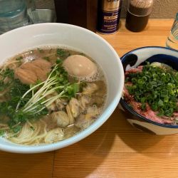 アサリラーメン＆ネギトロ丼
