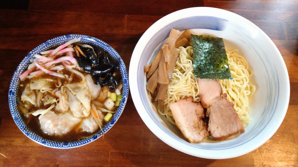 「つけワンタン野菜(中盛)【限定】」@麺屋 悠の写真