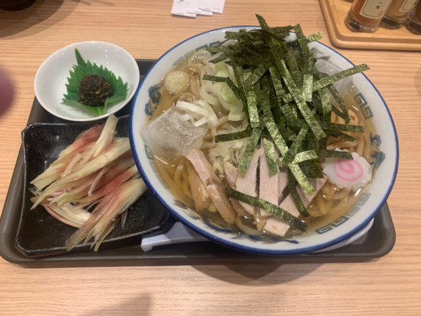 「海苔冷かけ」@舎鈴 南柏店の写真