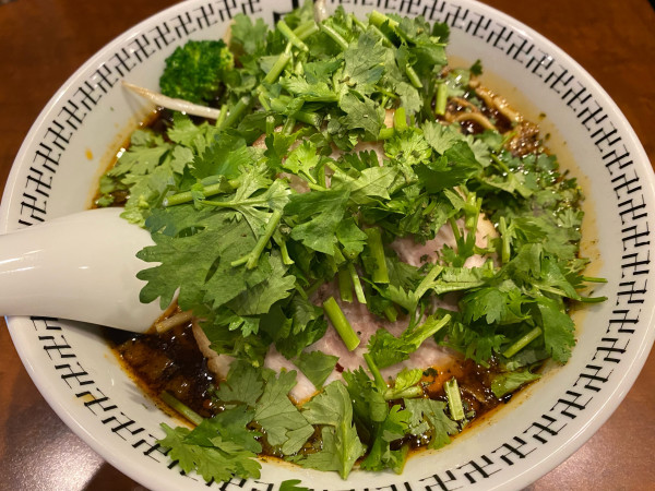 「スパイス・パクチーラー麺」@スパイス・ラー麺 卍力 秋葉原店の写真