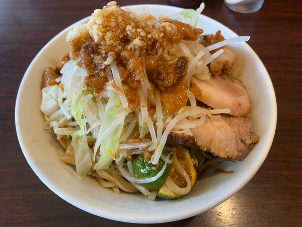 「冷やし中華  麺増し400  豚増し」@ピコピコポンの写真