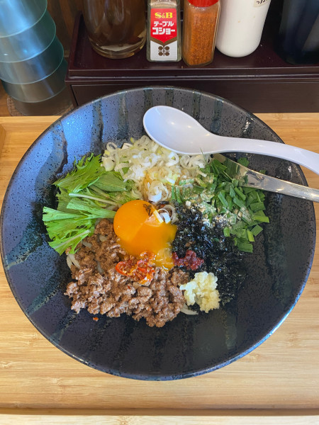 「海老辛台湾まぜそば¥1,150円(限定)」@らぁめん 麺彩家の写真