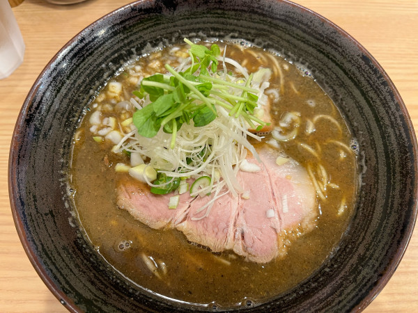 「煮干し味噌ラーメン固め1350円」@麺や 田むらの写真