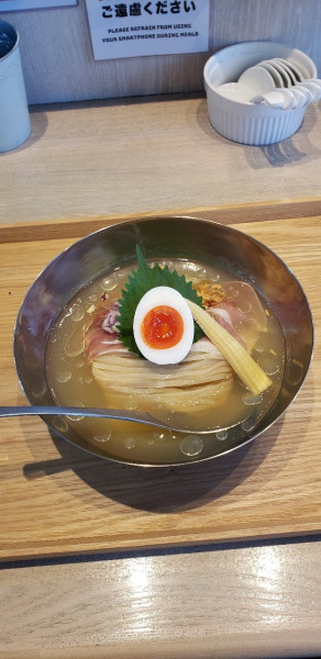 「限定 出雲冷麺 いくら茶漬け飯付き」@宍道湖しじみ中華蕎麦 琥珀 東京本店の写真
