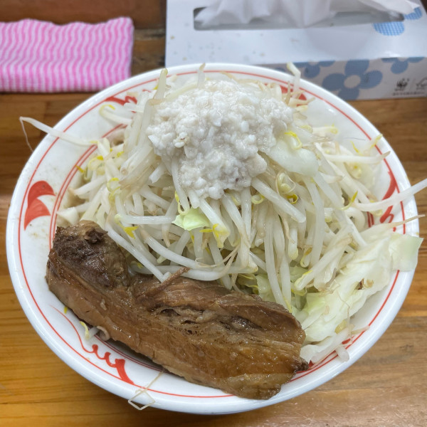 「ラーメン並+生卵 (月見) ￥890+￥70」@ラーメン 龍郎の写真