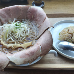 焼飯と麺の画像