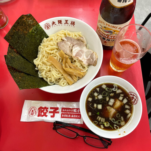 「中華屋が作った秋刀魚節つけ麺」@大阪王将 菊名店の写真