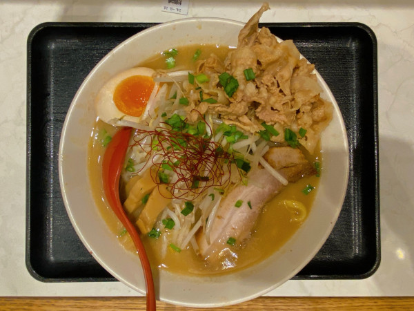 「特製味噌ラーメン:1,400円」@味噌麺処 花道庵 東京ラーメンストリート店の写真