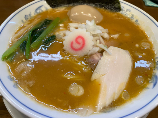 「濃厚鶏味噌らーめん＋味玉（1230円）」@らーめん曳舟の写真