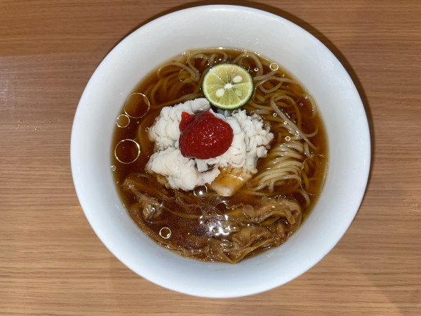 「冷やし鱧出汁らーめん(¥1,200)」@RAMEN ガモウスマイルの写真