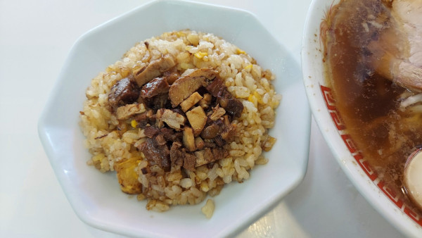 「半チャンらーめんセット 850円」@王ちゃんラーメンの写真