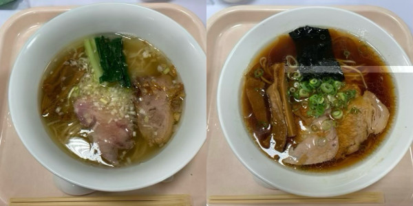 「「塩らぁ麺」「醤油らぁ麺」」@らぁ麺 すぎ本の写真