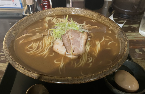 「中華そば(大)+味玉」@もちもちの木 白岡店の写真