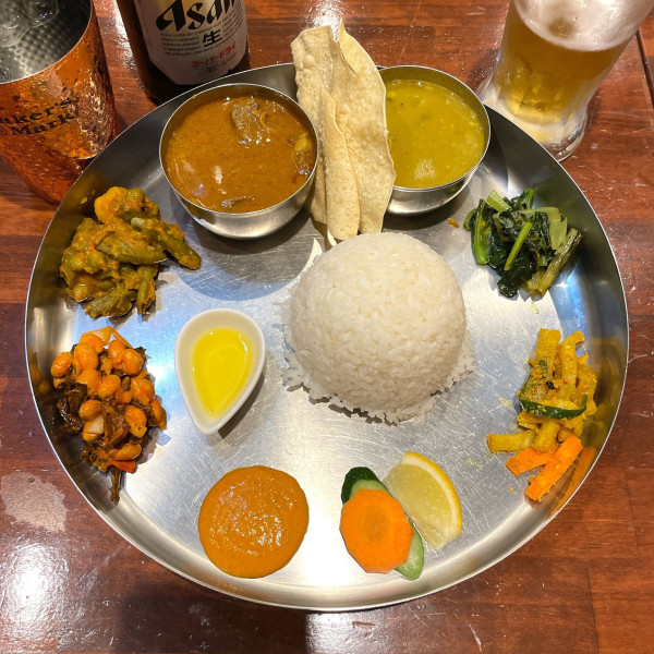 「タカリカナセット」@Asian restaurant and bar Mandalaの写真
