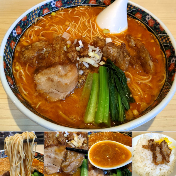 「パイコー担々麺(大辛)　1200円」@寿限無担々麺 上野店の写真