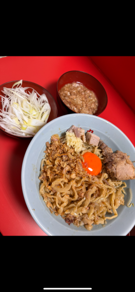 「釜玉(300)」@ラーメン富士丸 明治通り都電梶原店の写真